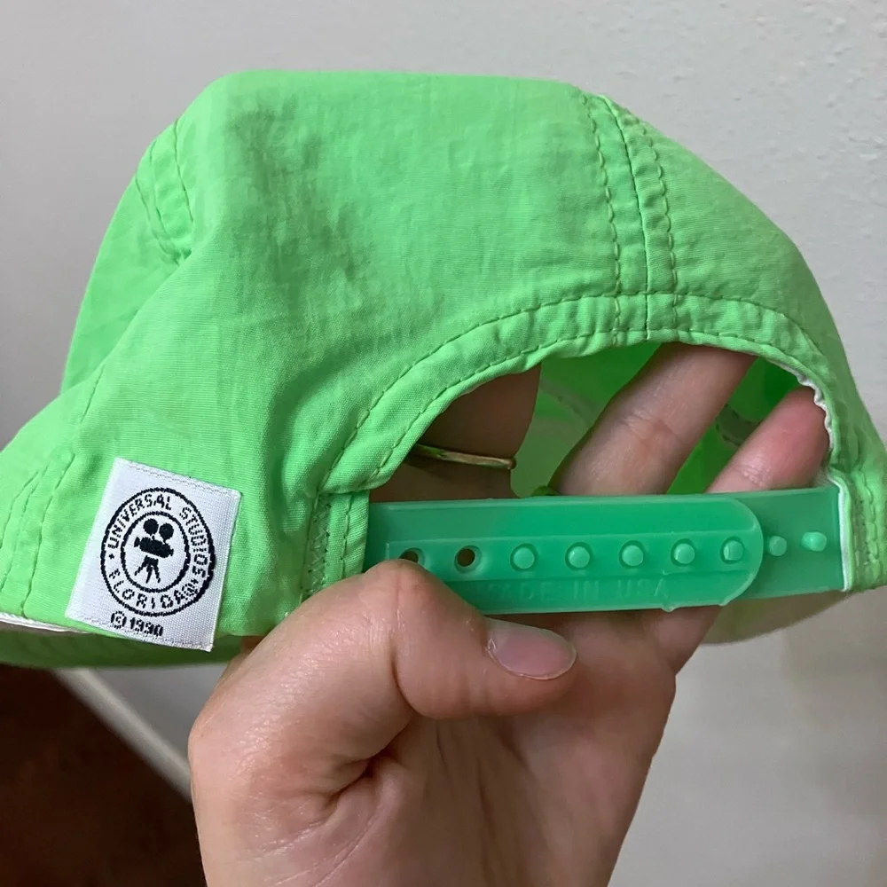 1990s Universal Studios Florida Neon Green Hat